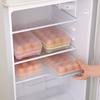 Kitchen 15compartment Egg Box Refrigerator Egg Preservation Storage Box Portable Anti-collision Plastic Egg Compartment Egg Tray