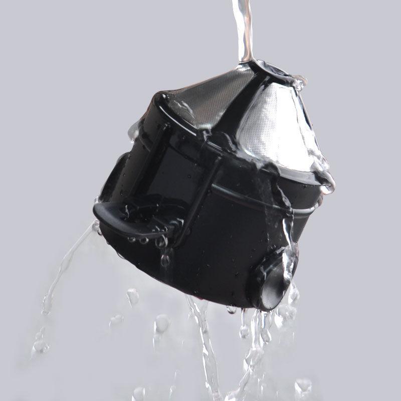 Vikbart Kaffefilter Bärbar Rostfri Drip Kaffe Te Hållare Tratt Korg Återanvändbar Tekanna Hållare Kaffedroppare