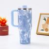 Good Quality 304 Stainless Steel High-value 40oz Bingba Cup Outdoor Portable with Handle Straw Thermos Cup