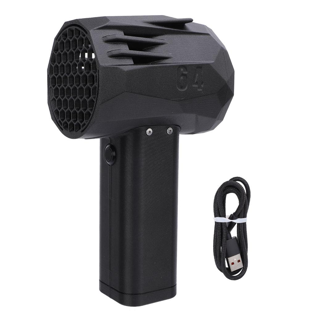Elektrischer Luftstaubsauger 64mm 20W Leistungsstarker Turbofan 1,4kg Schub Wiederaufladbarer Tragbarer Auto-Staubbläser