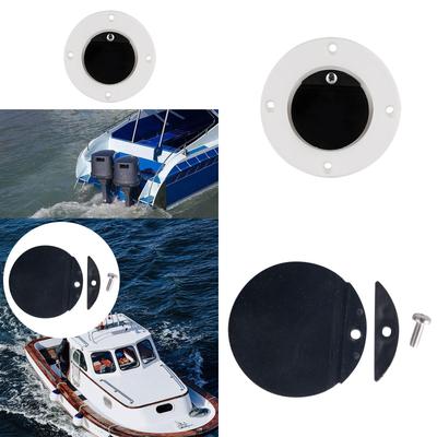 Marine Scupper Valve ABS Drain Check Valve Sturdy Self Bailing Cockpit Mounted Assembly for Boat Yacht RV