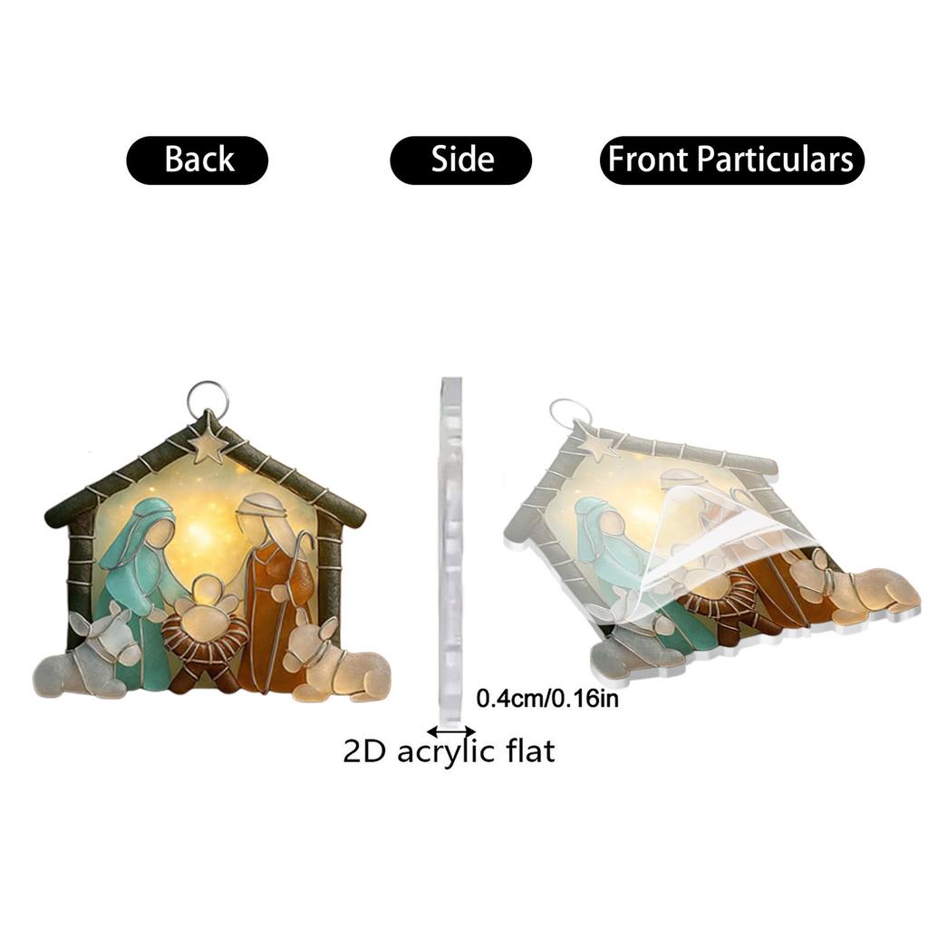 These 2D Acrylic Bird-shaped Ornaments Make A Wonderful Surprise Gift For Friends And Family.