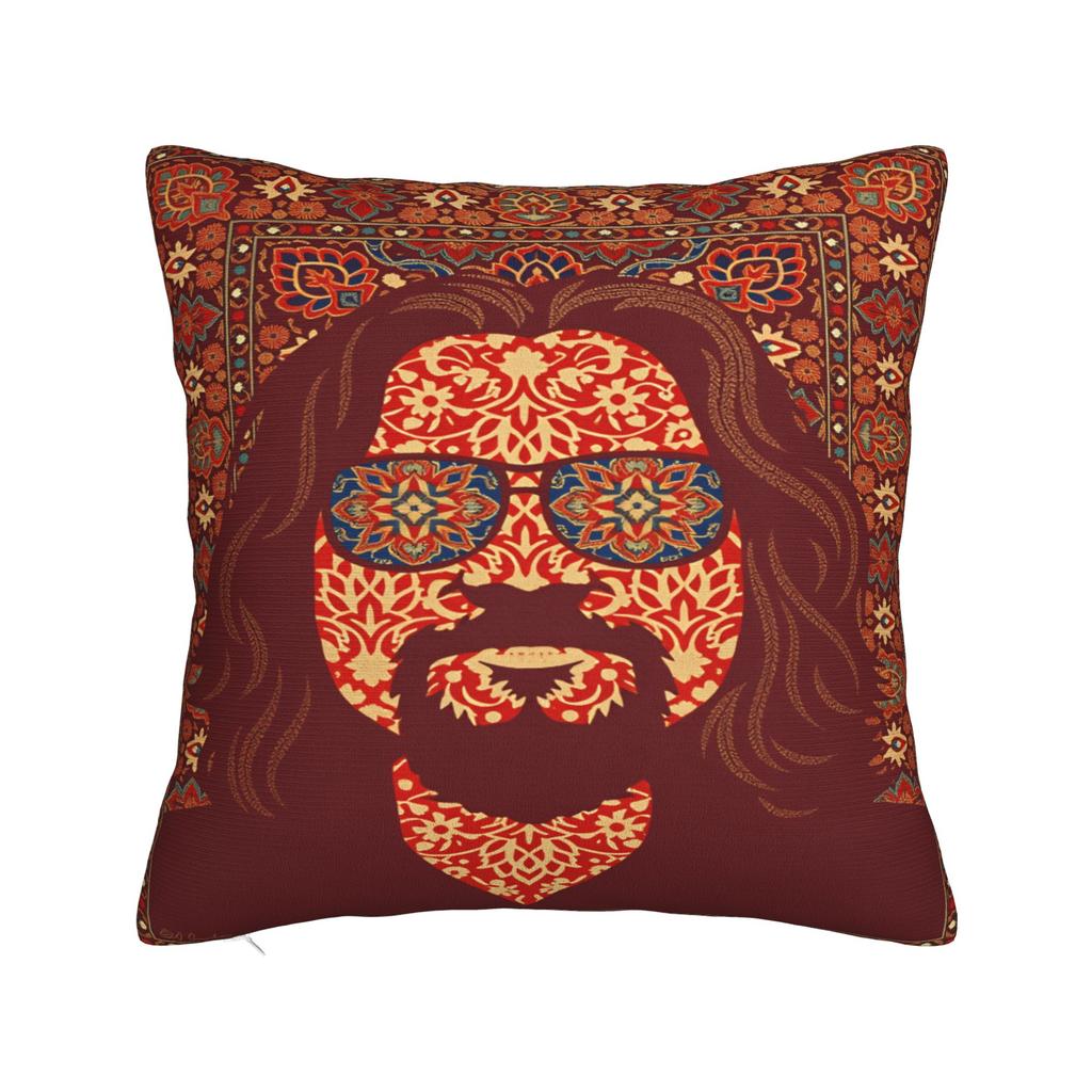 The Dude Big Lebowski Pillow Cover Soft Cushion Cover Retro Trendy Pillow Case For Office Car Home Decor