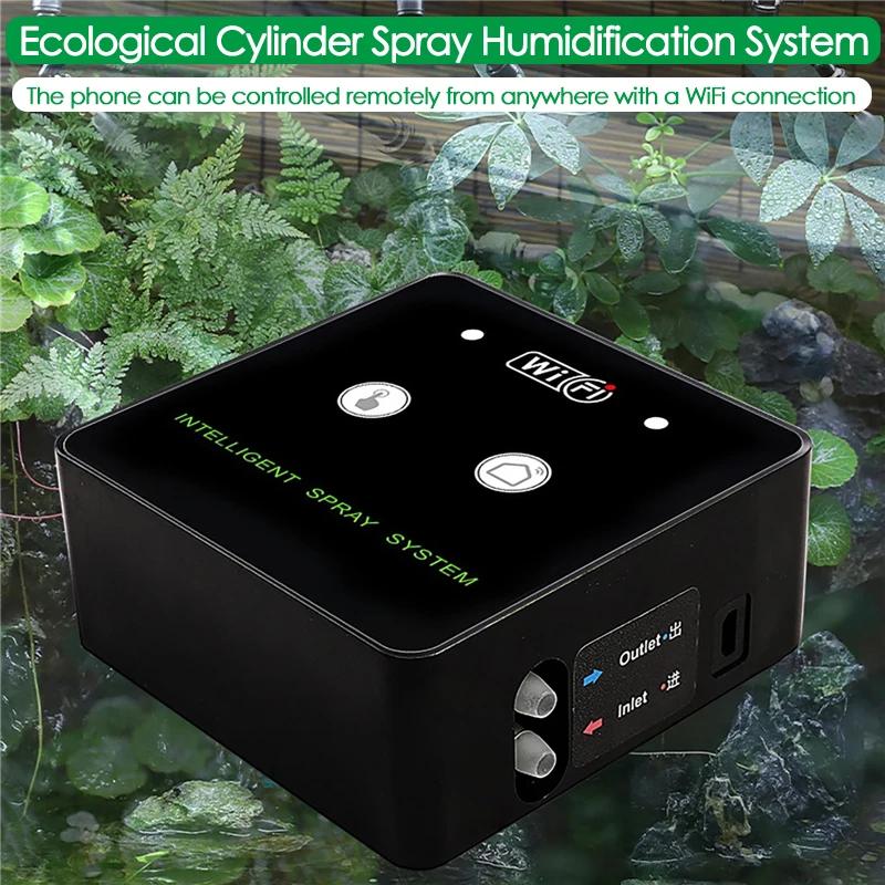 360° Rotatable WIFI Rainforest Sprayer Reptile Intelligent Humidification Spray Kit Automatic Sprayer Watering Timer