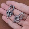 Fashion Chinese Dragon Earrings Stainless Steel Unique Handsome Loong Ear studs for Women Gift Vintage Male Jewelry Accessories