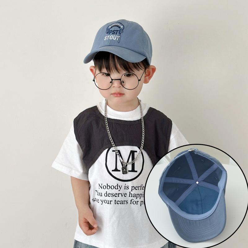 Children's Hat Spring and Autumn Thin Sun Protection Hat Boy Baby Baseball Hat Sun Hat Little Boy Baseball Hat