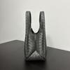 Hand-woven European and American Retro Texture Versatile Handbag Large Capacity Leisure Commuting Fashion Simple Tote Bag