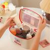 Cute Cartoon Bear Makeup Bag With Plush Fabric For Daily Commuting And Travel Storage