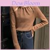 Spring Knit Sweater Women With Chain Hollow Design For Casual Wear