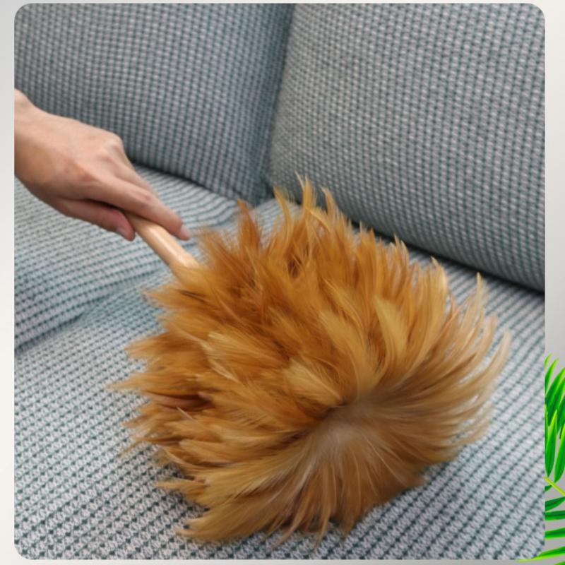 Pure Handcrafted Feather Duster, Old-fashioned Household Duster Cleaning Duster