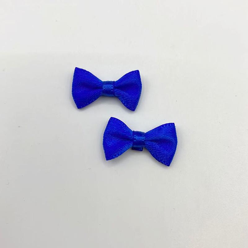 2cm Handmade Mini Cotton Bows for DIY Clothing & Doll Accessories