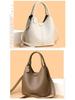 2025 Women's Versatile Handbag: Large Capacity Soft Leather Shoulder & Crossbody Bag