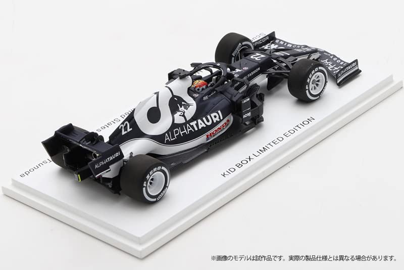 KID BOX Spark Scuderia AlphaTauri Honda AT02 2021 United States GP Yuki Tsunoda Completed Product SKB43044 × 1/43 #22