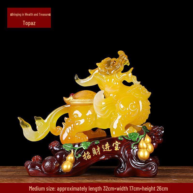 Prosperous Wealth Pixiu Ornaments: Fortune-Building Gifts for Shop Openings & Housewarmings