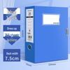 A4 Blue Plastic Folding Document Storage Box with Integrated Archive