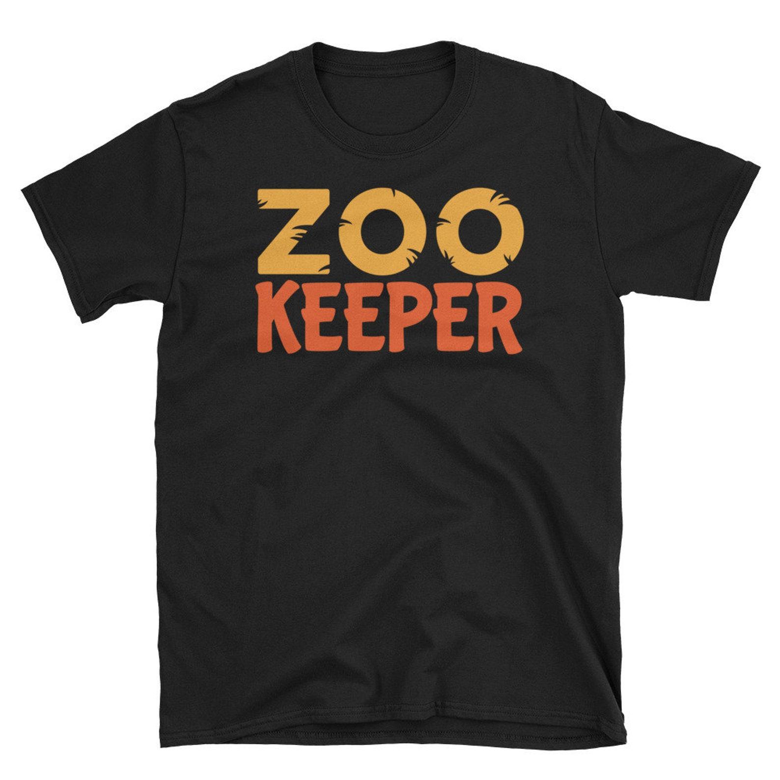 Zoo Keeper Shirt Safari Birthday Party Gift Zoo T Shirt Tiger Lion Tee Shirt S