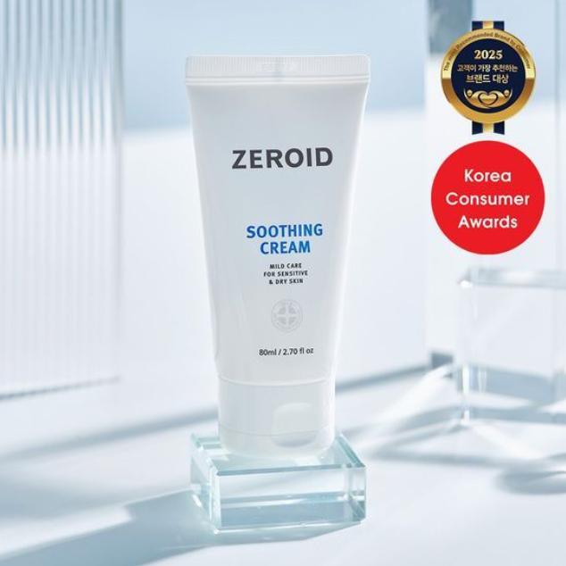 Zeriod Soothing Cream 80ml – Gentle Calming Moisturizer for Sensitive Skin