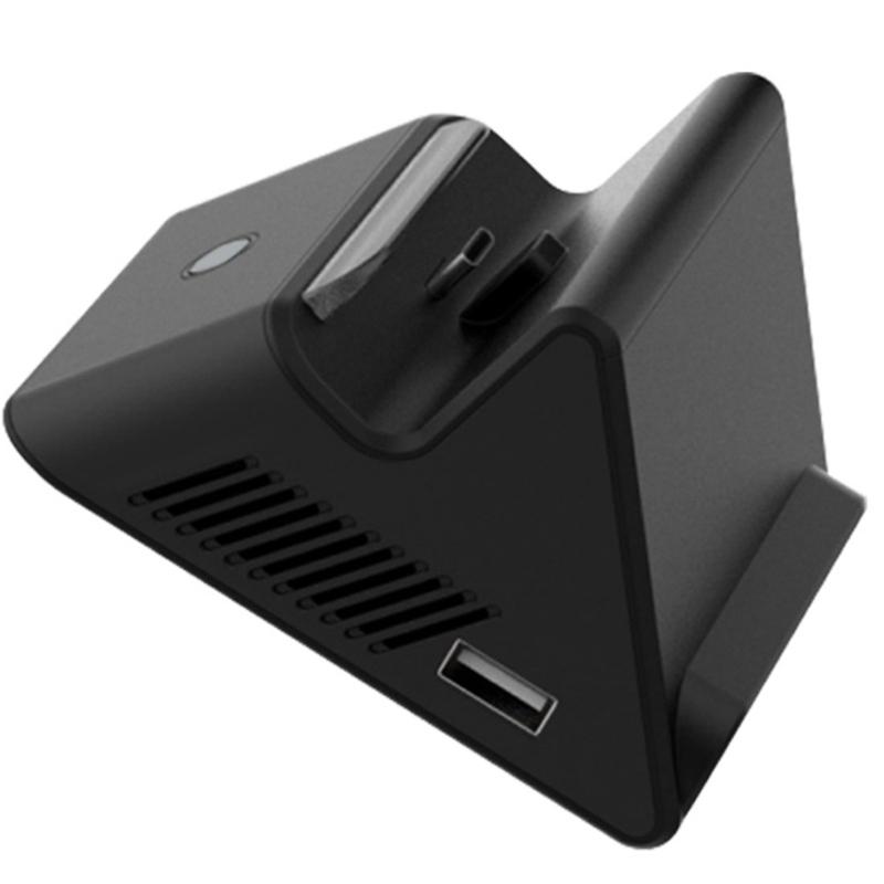 Replacement Charging Dock Station Stand Fit for NS TV Adapter Charging Adapter with Heatsink Function