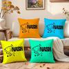 N-Nash Fishing Logo Cushion Cover Premium Comfort Reversible Pillow Cove -Two In One Design for Any Room & Car Interior