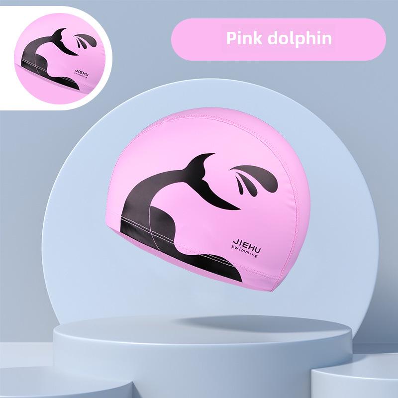 Waterproof Breathable PU Coated Adult Swimming Cap for Men & Women