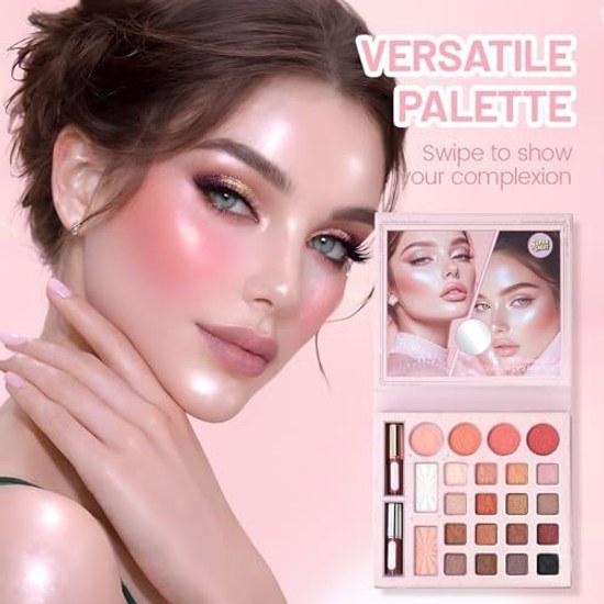 Eyeshadow Palette Makeup 24 Colors Northmead Cosmetic - Women Teenagers Eye Portable