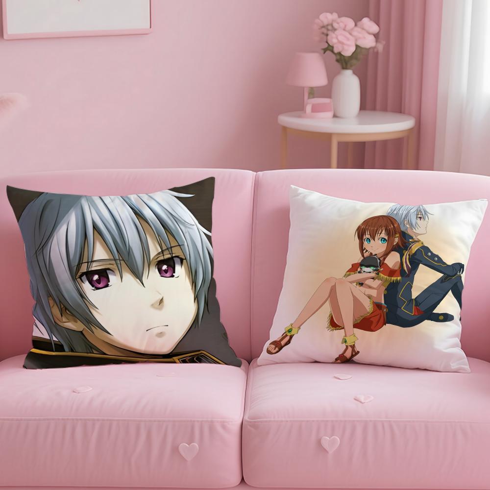 Anime Gargantia on the Verdurous Planet Cushion Cover Soft EasyWash Pillow Case Versatile for Couch Bed Travel and Office