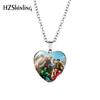 Beautiful Bts Heart-shaped Necklace With Gemstone Accents For Fans Of K-pop Jewelry
