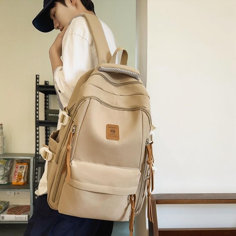 Nylon Multifunctional Travel Backpack With Comfortable Arcshaped Straps Shoulder