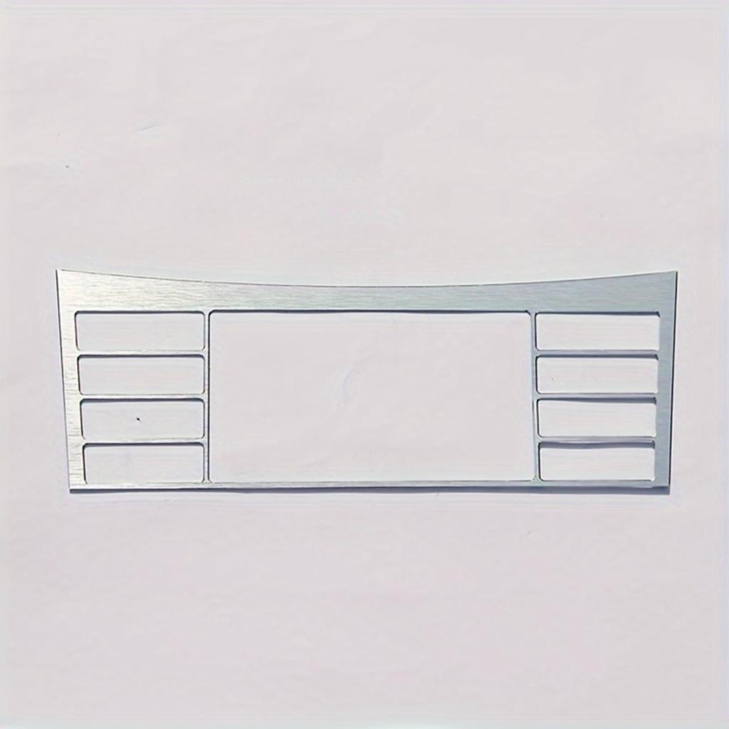 For Mercedes-Benz E-Class W213 2016-2023 E200L E260L E300L Center Control Panel Decorative Frame  Anti-Fade Polished Surface Self-Adhesive No Drilling