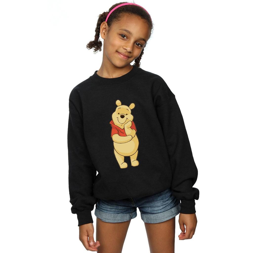 Disney Girls Winnie The Pooh Cute Sweatshirt