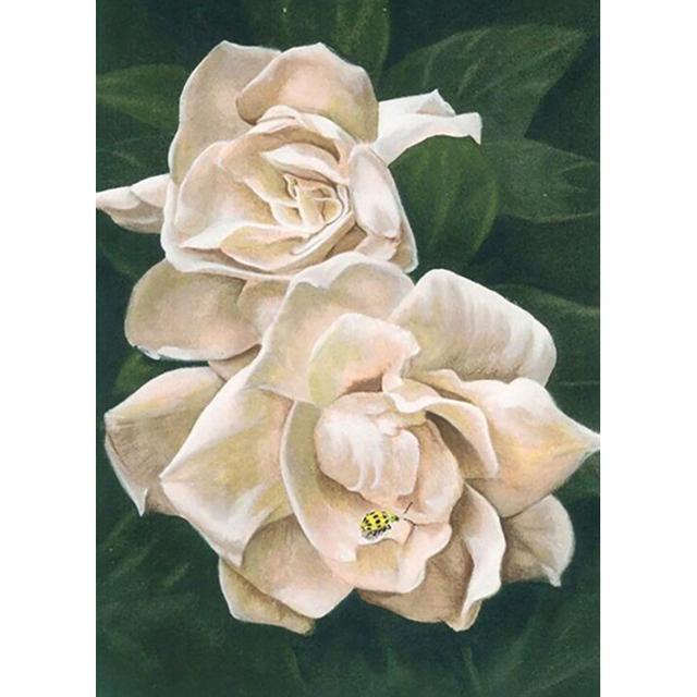 5D Diy Diamond Painting Vase Diamond Embroidery Fresh Flower Cross Stitch Full Round Round Drill Wall Art Picture Handmade Gift
