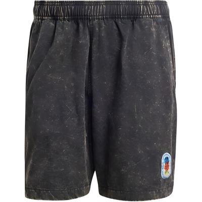 Originals Logo Patch Elastic Waist Straight Leg Casual Shorts Men Shorts Black IZ2548