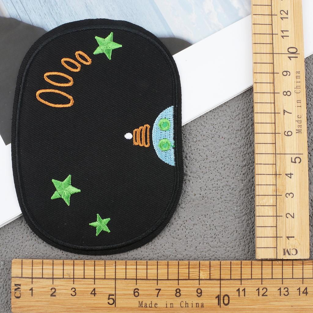 Hot-Selling Cloth Stickers Cartoon Embroidery Stickers Jeans Knee Stickers Ripped Holes Repair Embroidery Label Adhesive Patch Stickers