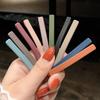 10Pcs/Set Candy Morandi Color Hair Clips Classic Simple Basic Hairpins Painted Fashion Hair Accessories For Women Girls Barrette