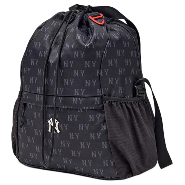 New MLB New York Yankees Nylon Backpack Unisex Black 3ABKM045N