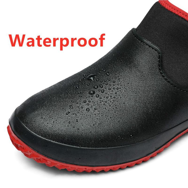 Scarpe da Lavoro Unisex Impermeabili Resistenti all'Olio Slip-On per Cucina Giardino Ristorante Chef Lavoro Medico Zoccoli Antiscivolo di Sicurezza per Uomo Donna