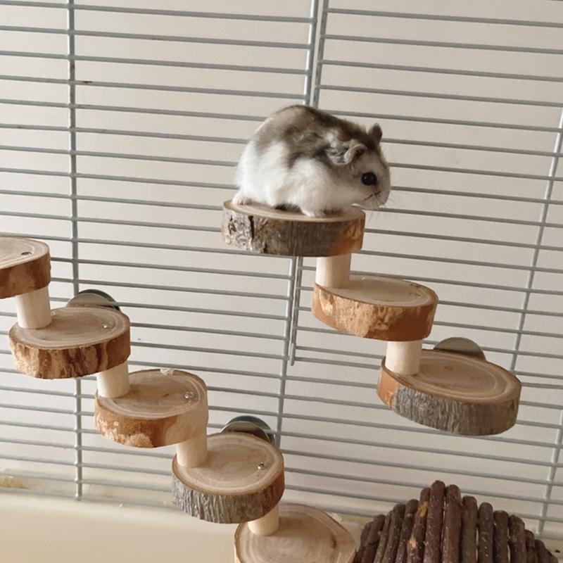 Hamster Rodents Toy Gerbil Climbing Hammocks Pet Ladder for Ferrets Hamster Toy Pet Cage House Toy