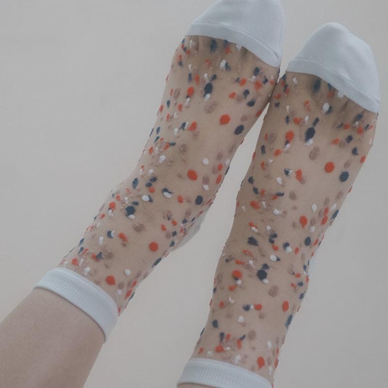 Meminn Affleck See-through Socks 3colors