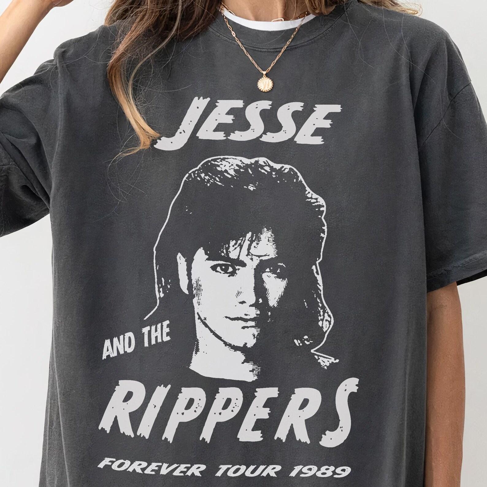 Comfort Colors Jesse and The Rippers T-Shirt: Full House Retro Band Tee,Uncle Jesse Fan 3XL