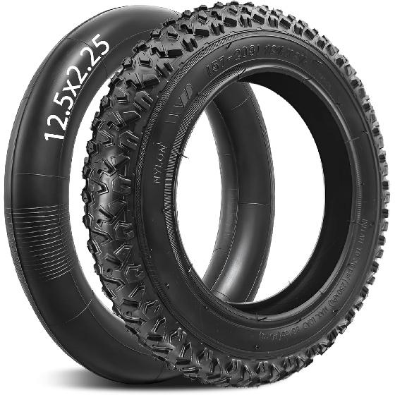 

GYL (57-103) 12.5x2.25 Tire & Tube Set,12 1/2x2 1/4 Tire for Razor Pocket Electric Scooters Mod,Schwinn, GT, IZIP, eZip 12.5x2.25 tube+tire