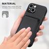 For iPhone 14 Detachable 2-in-1 Magnetic Card Holder Phone Case Carbon Fiber Texture PU Leather+TPU+PC Anti-drop Protective Cover