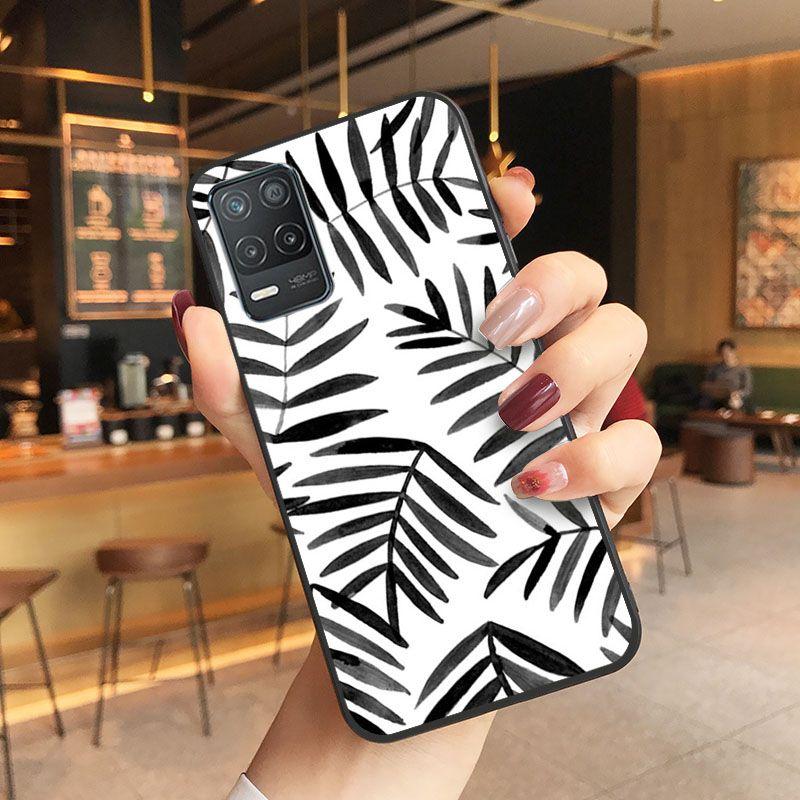 Funda Green Plant Leaves Shell Phone Cover For Oppo Realme 8Pro 6PRO 6i 7pro 9i 9pro C11 C21Y C21 C25Y C25S C3 Q3S XT Case Coque