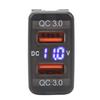 Dual USB Port  R Socket QC3.0 Fast   Charging Outlet Power Adapter for   Fortuner