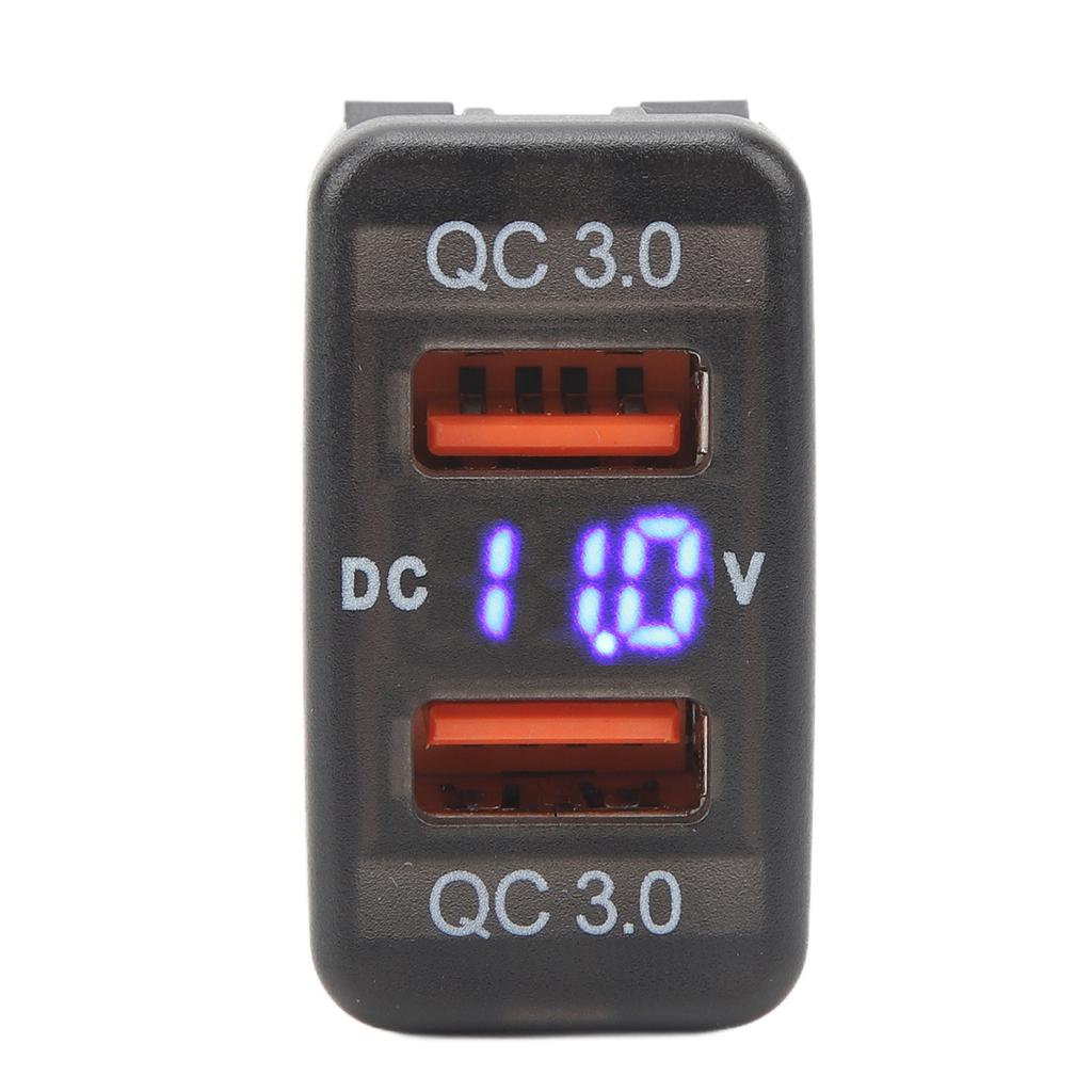Dual USB Port  R Socket QC3.0 Fast   Charging Outlet Power Adapter for   Fortuner