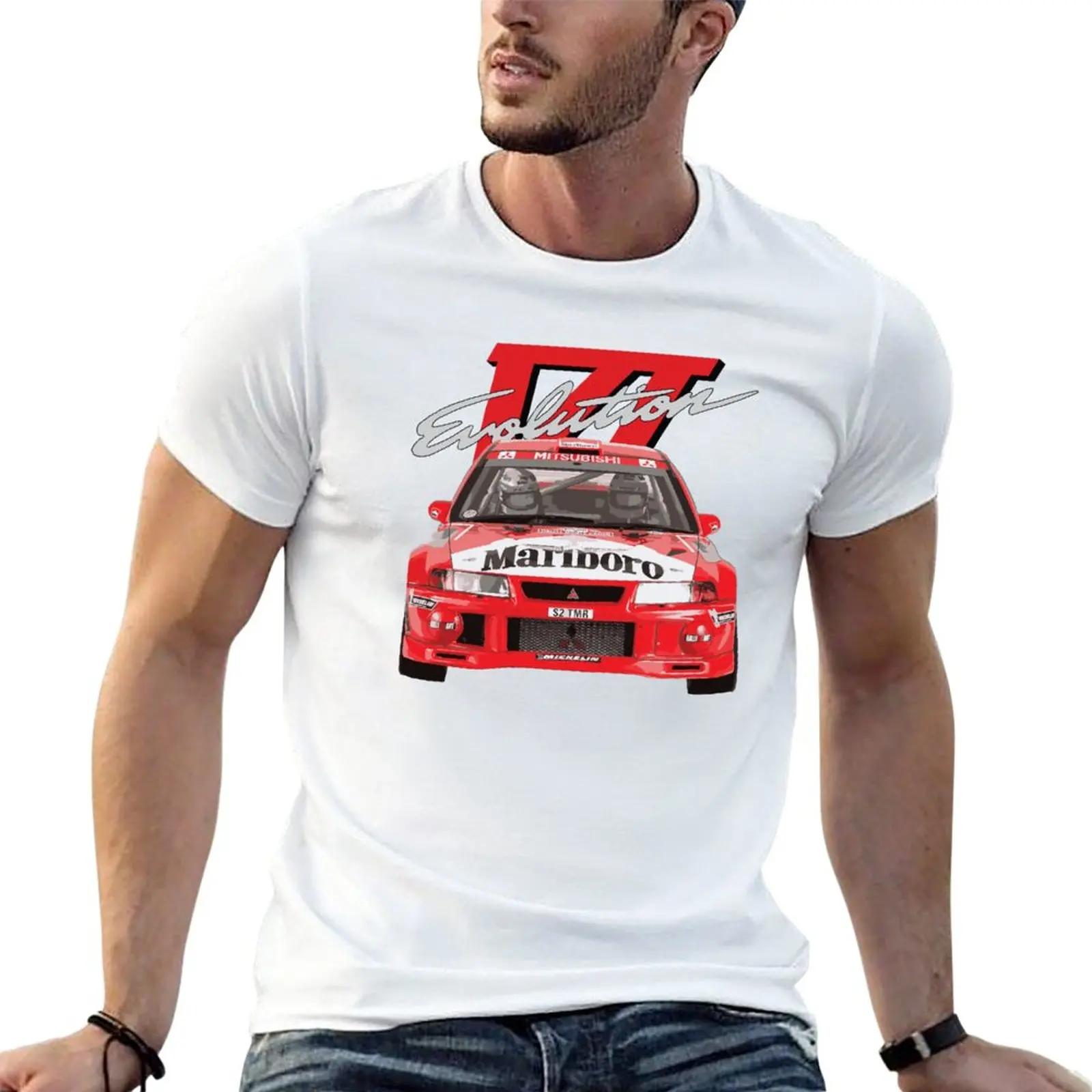 

Evo 6 VI TME WRC RALLIART Mitsubishi Evolution Enkei Tommi Футболка Летняя Повседневная Одежда Однотонная Футболка Мужская Хлопковая Футболка S