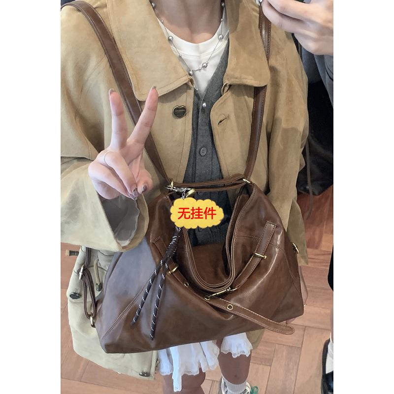 

Maillard retro backpack bag women s autumn and winter 2025 new trendy fashion tote casual women s backpack коричневый