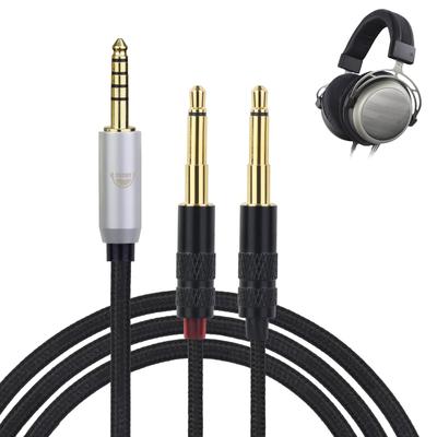 Okcsc Headphone SUNDARA Recable for Earphones and Compatible with OFC TCL3.5 Cable, Headphones, HiFiman, MDR-Z7, Arya, SUNDARA, ANANDA, Etc., 4-Core,