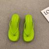 Thick-soled Flip-flops Shoes Women's Shoes Wear 2025 New Summer Spice Girl Fashion Fairy Style Sandals Slippers