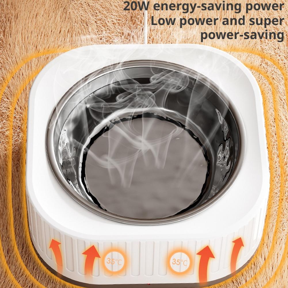 Podgrzewana miska dla zwierząt na wodę/jedzenie Miska dla kota Podgrzewana Cicha Utrzymująca ciepło Miski na wodę dla psa Zimowa Stała temperatura Akcesoria dla zwierząt