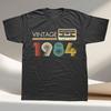 Cassette Vintage 1984 40th 40 Years Old Birthday Party Women Men T Shirts Limited Edition Retro Graphic Tee Classic Tshirts